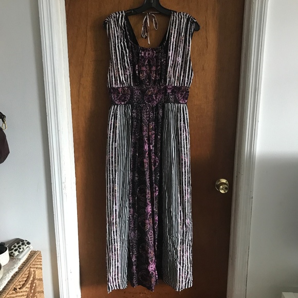 Free People Dresses & Skirts - Free People Mixed Pattern Boho Dress Free People Dresses & Skirts - Free People Mixed Pattern Boho Dress